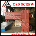 Reduction conical twin screw gearbox for extruder